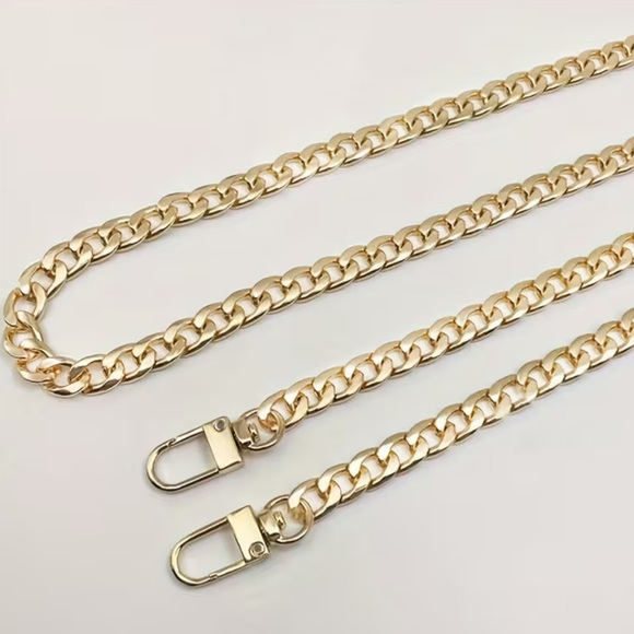 The Unbranded Brand Accessories - Replacement gold strap for bags